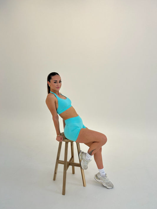 Turquoise Sculpt Shorts